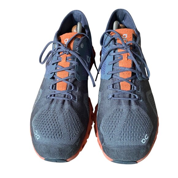 On Cloud X 2.0 Cloudtec Helion Gray Orange Running Athletic Size 11.5 Menโs - Picture 6 of 9